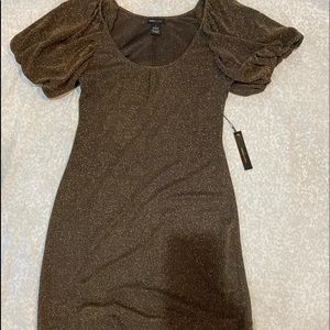 Golden sparkle BCBG dress